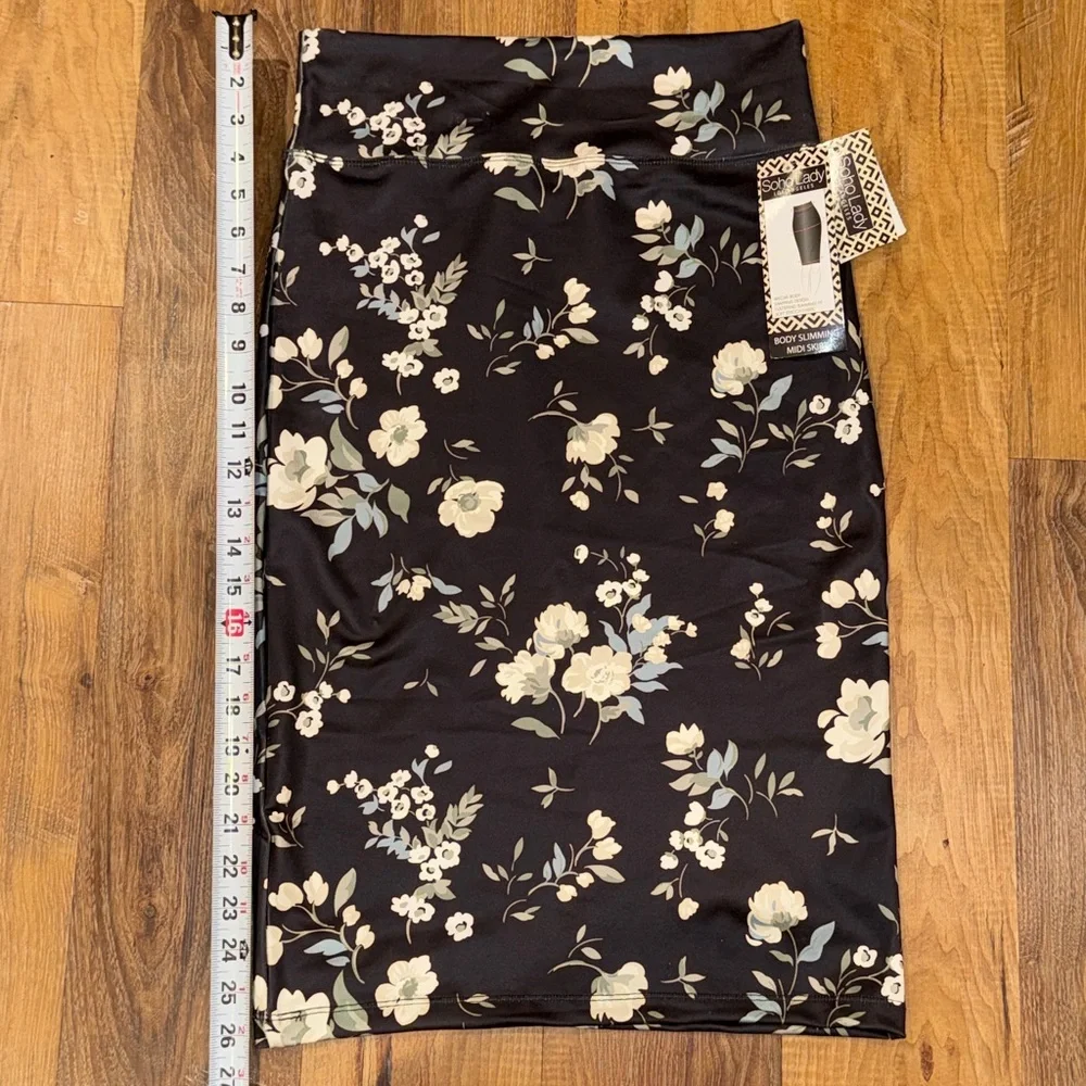 Soho Lady Women’s Body Slimming Midi Skirt (2 Skirts)(Size: Large)(NWT) - Picture 3 of 14